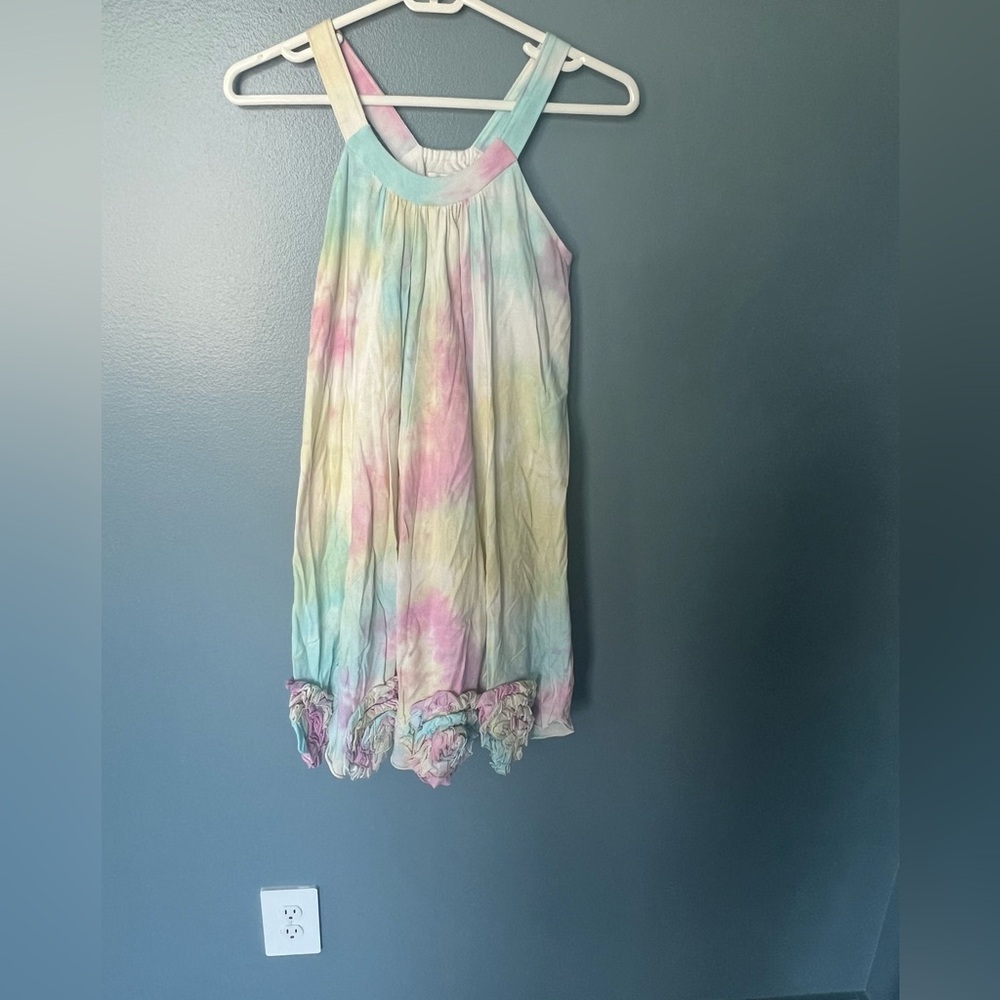 Tie-Dye Halter Dress